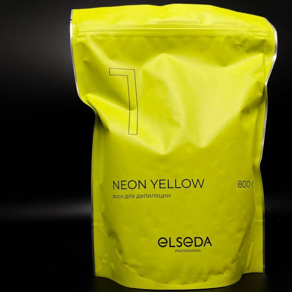 Elseda Professional, Воск для депиляции Neon Yellow, 800гр