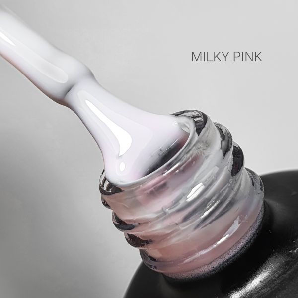 Black Professional, Ликвид гель с кистью Milky Pink, 15мл