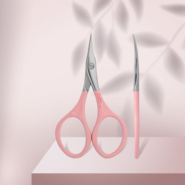 Staleks Beauty&Care 11 TYPE 3 Ножницы для кожи (розовые)