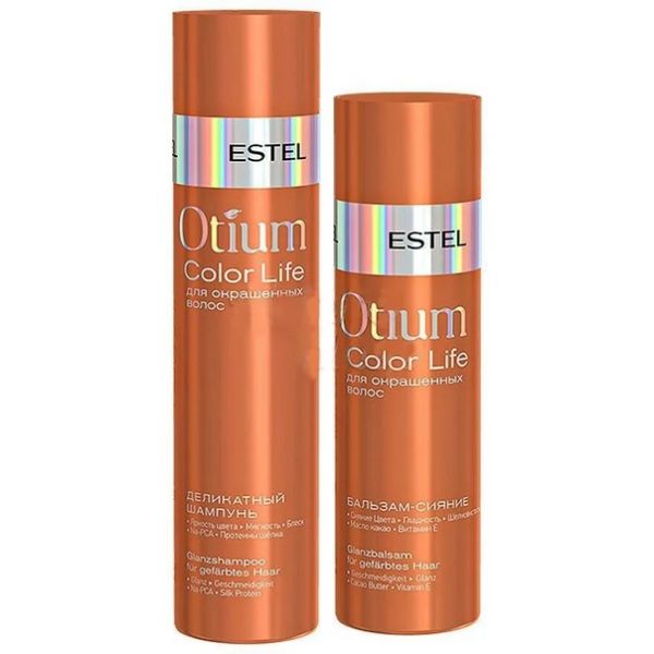 Бальзам-сияние для окрашенных волос OTIUM COLOR LIFE ESTEL, 200мл