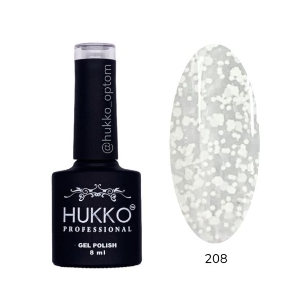 Hukko Professional, Гель лак № 208 8мл