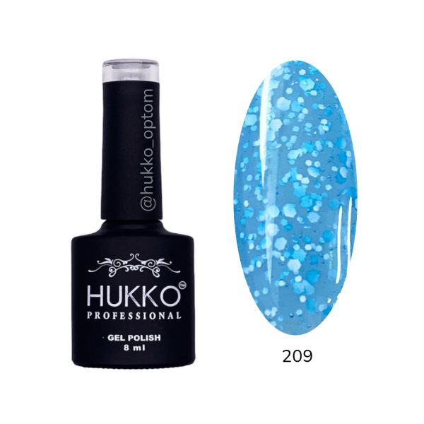 Hukko Professional, Гель лак № 209 8мл