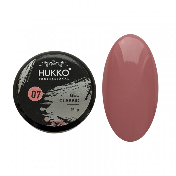 Hukko Professional, Гель моделирующий Classic № 07 15гр